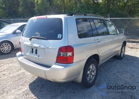 2005 Toyota Highlander V6 из США, поврежденный, VIN JTEEP21A250094020